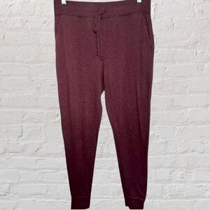 Women's Victoria’s Secret PINK Burgundy Joggers Size Small